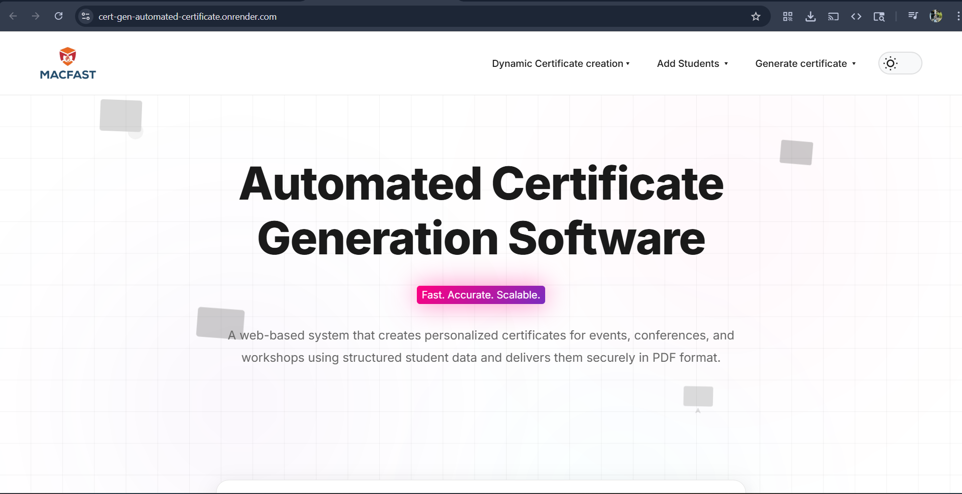 certificate generating software