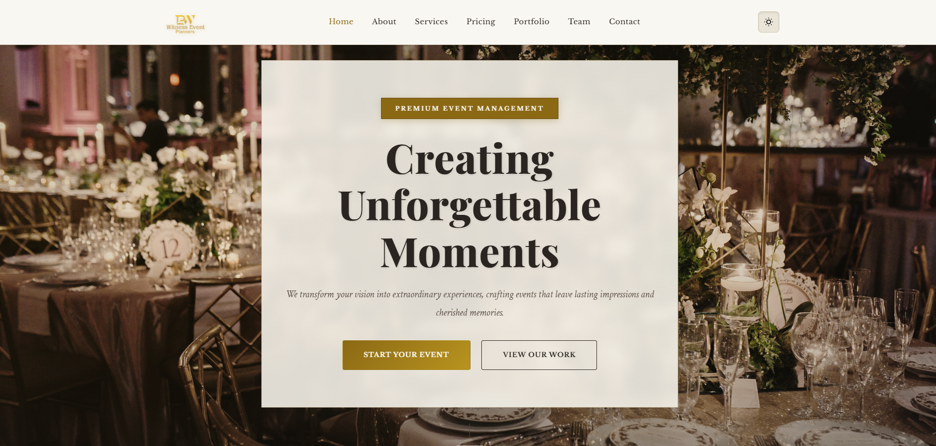 witness event planners